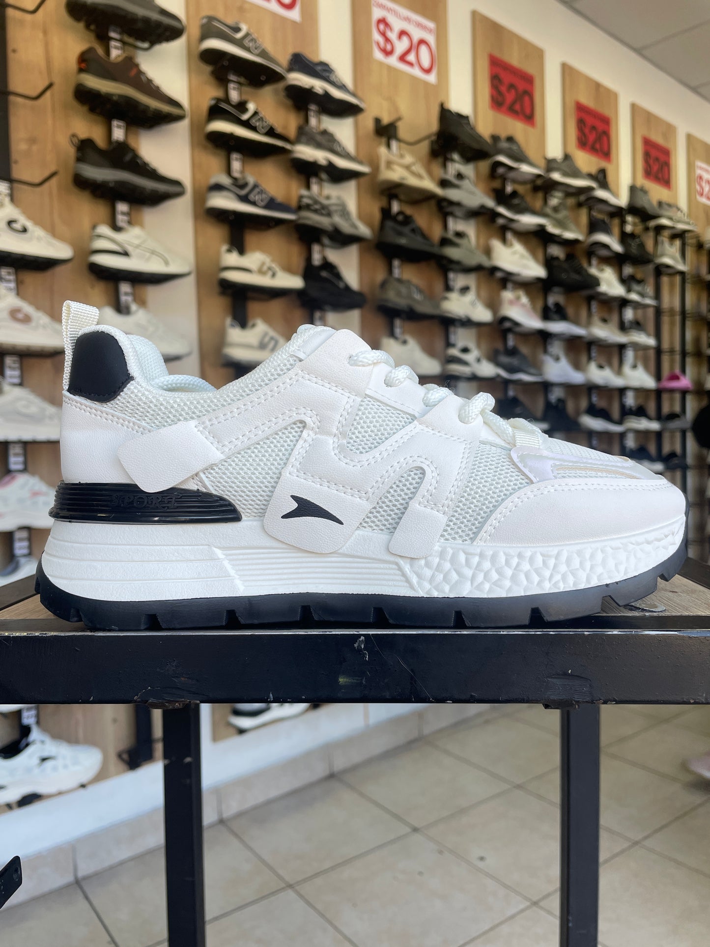 ZAPATILLA MH BLANCO NEG