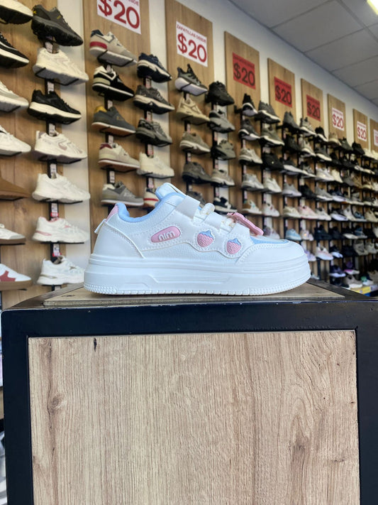 SNEAKER MN BLANCO/CELESTE