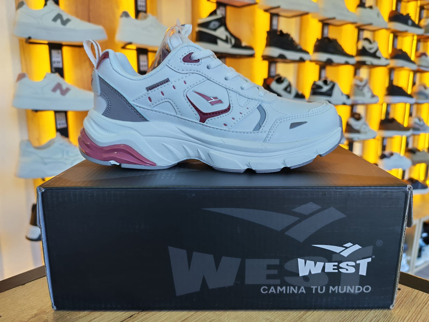 DEPORTIVO WEST JXF BLANCO/FUCSIA