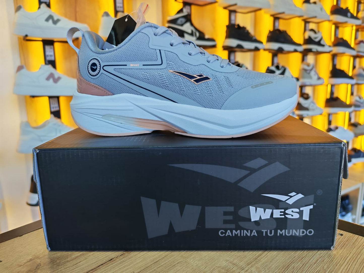 DEPORTIVO WEST JXM GRIS/CORAL