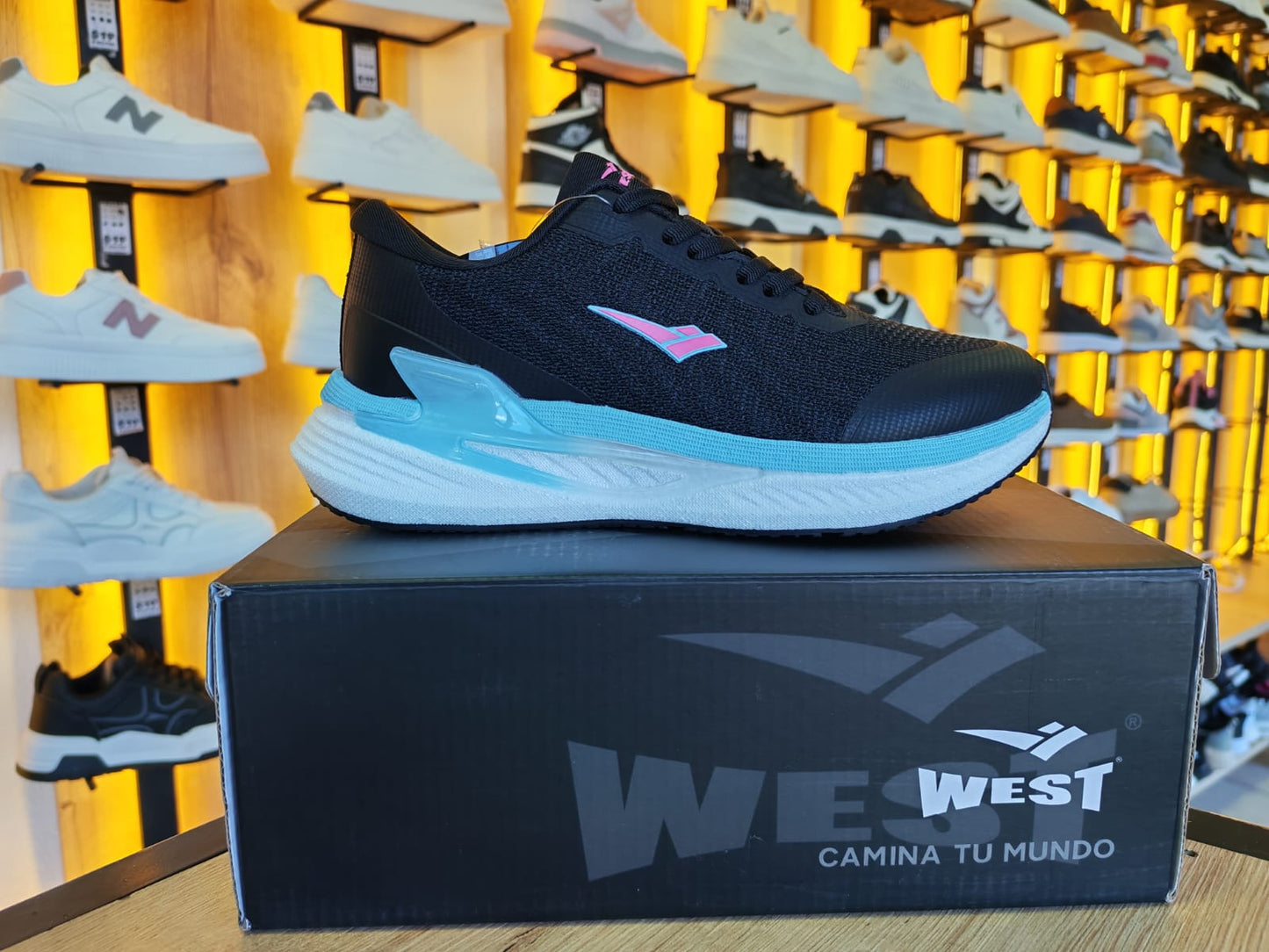 DEPORTIVO WEST JXW NEGRO/CELESTE