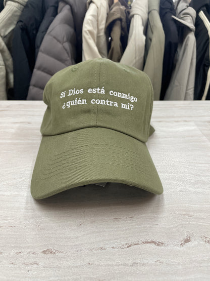 GORRA “SI DIOS ESTÁ CONMIGO”