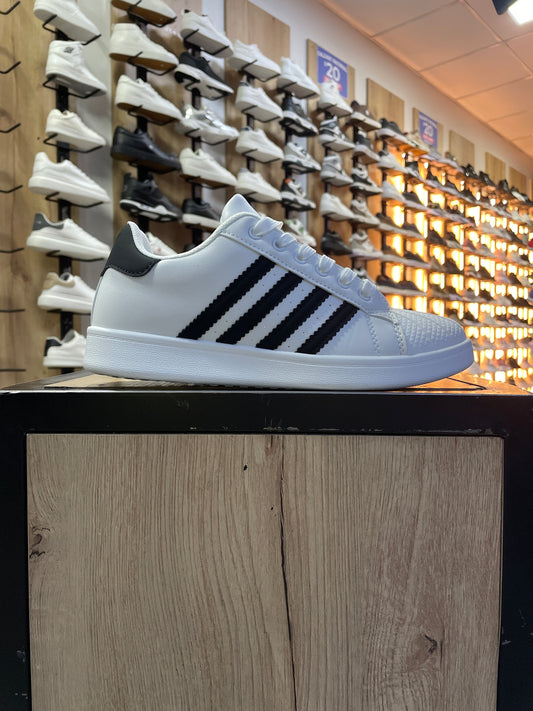 SNEAKER PUO7M04 BLANCO/NEGRO