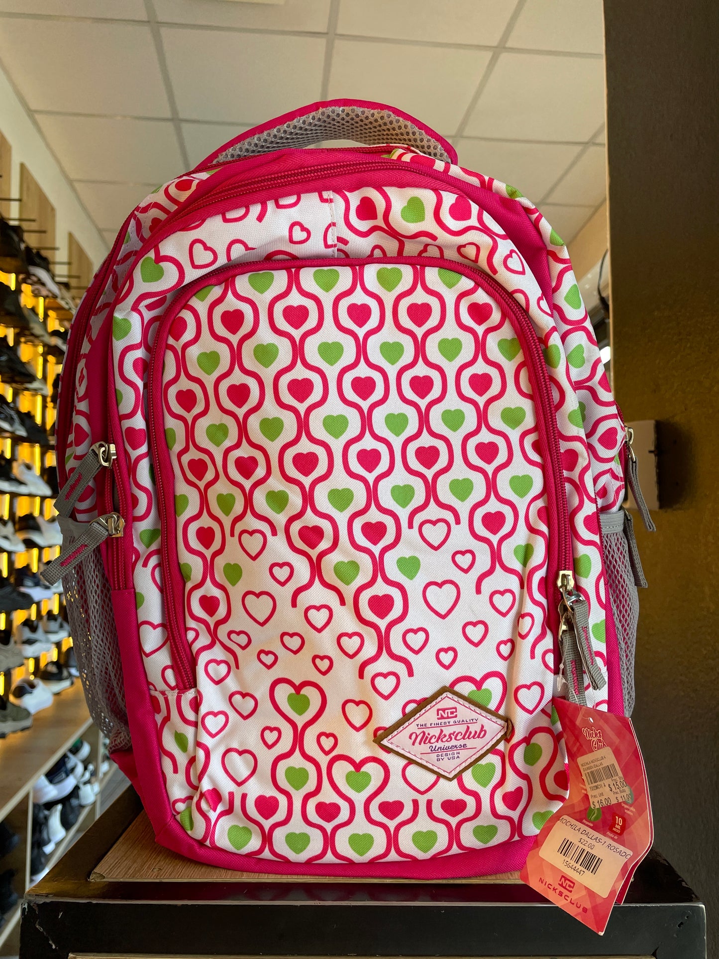 MOCHILA DALLAS-1 ROSADO
