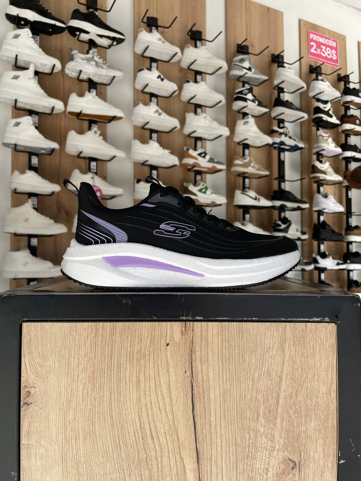 DEPORTIVO SS NEGRO/LILA