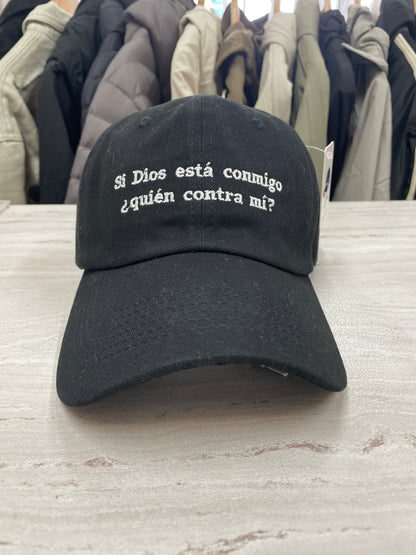 GORRA “SI DIOS ESTÁ CONMIGO”