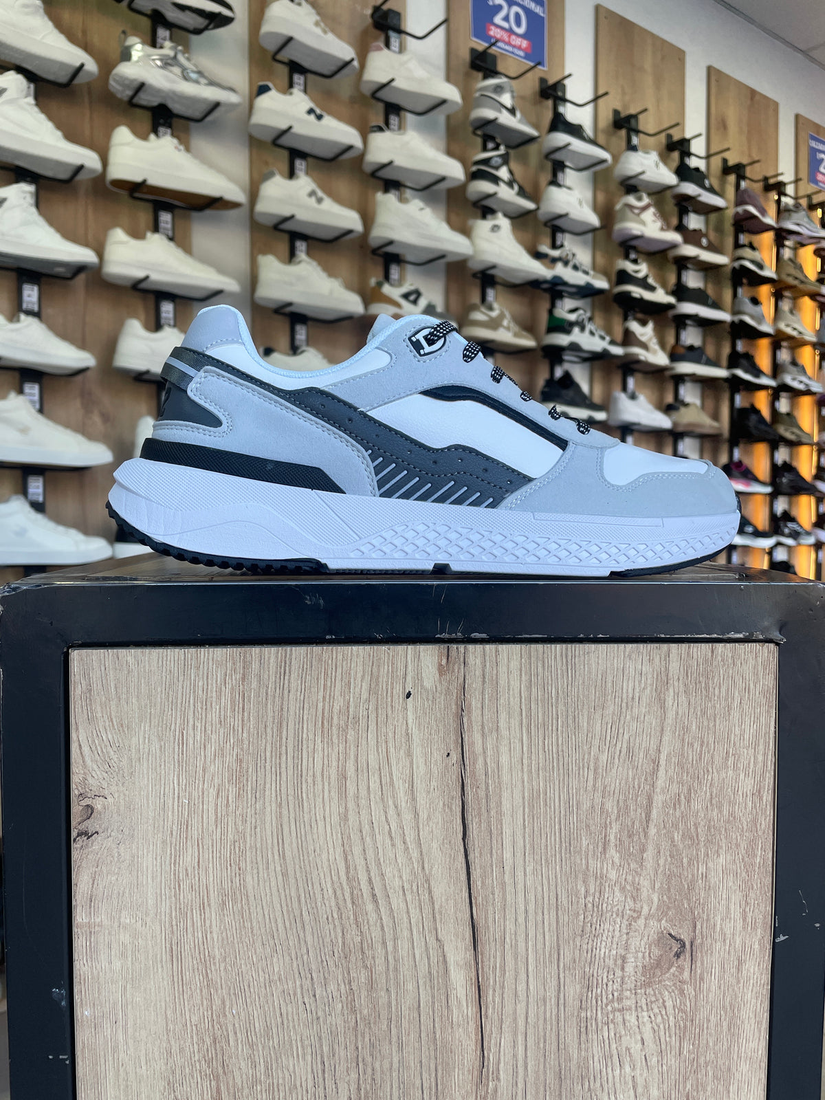SNEAKER RK GRIS
