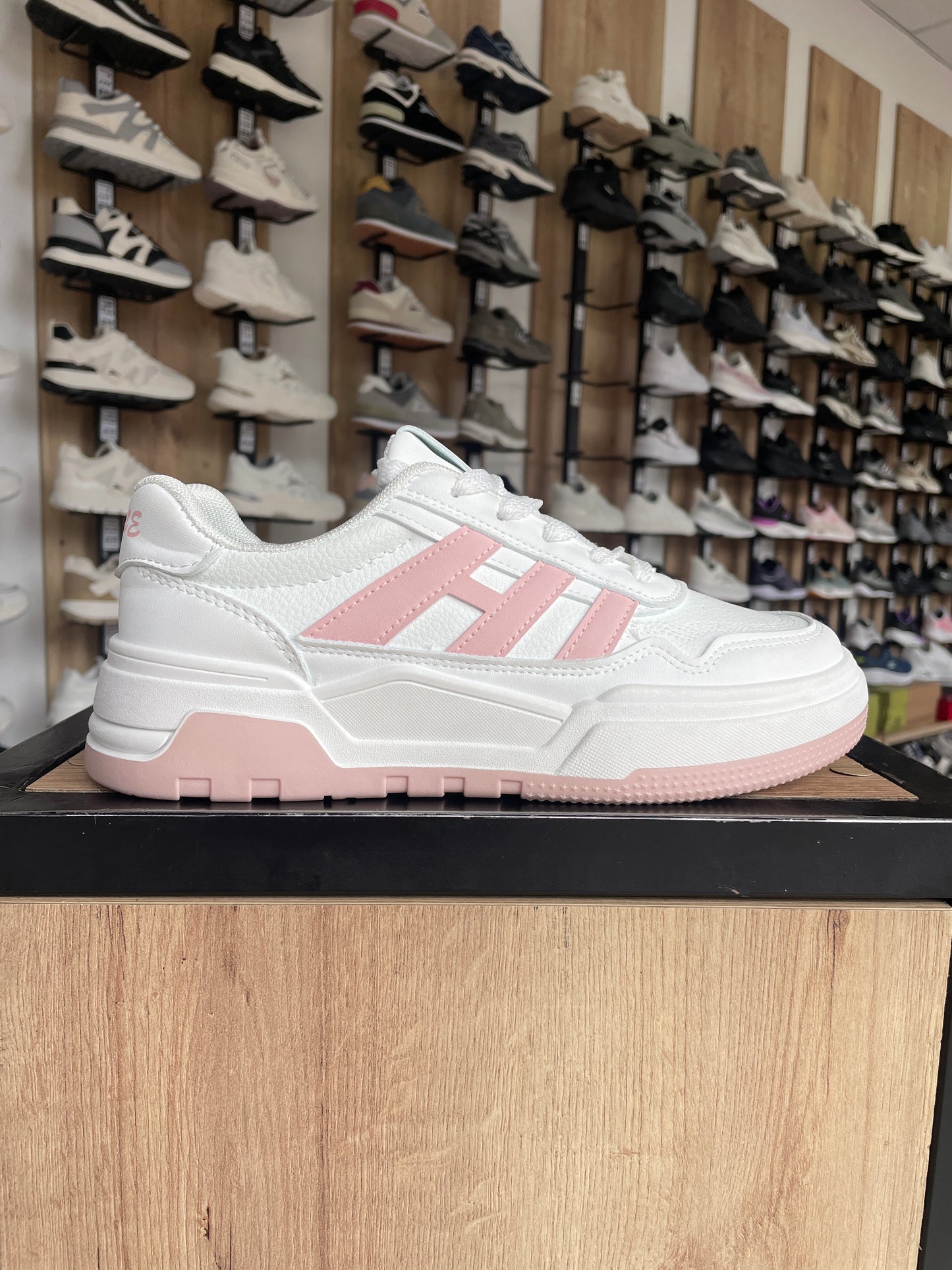 SNEAKER HI ROSA