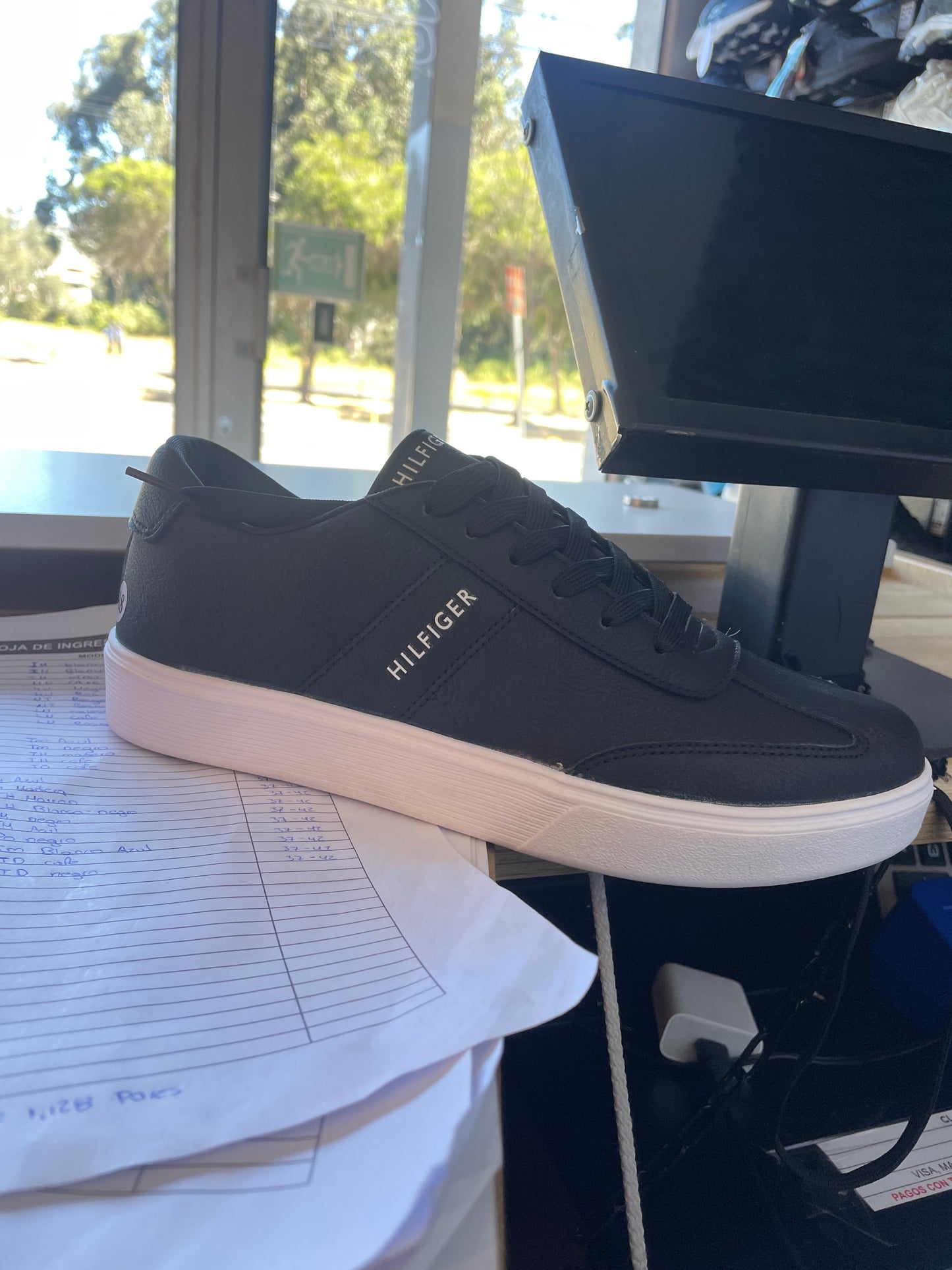 SNEAKER TH B/N