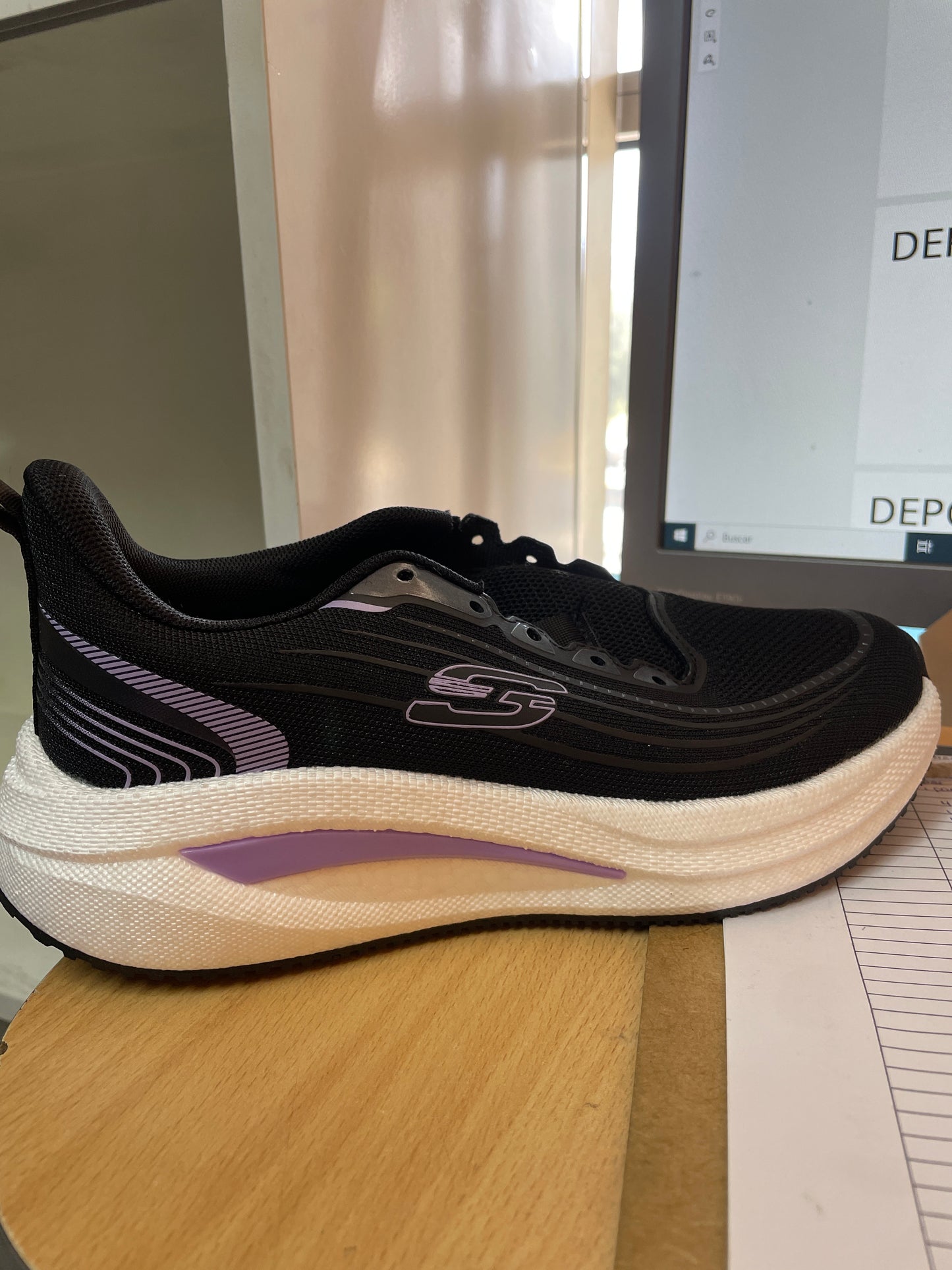 DEPORTIVO SS NEGRO/LILA