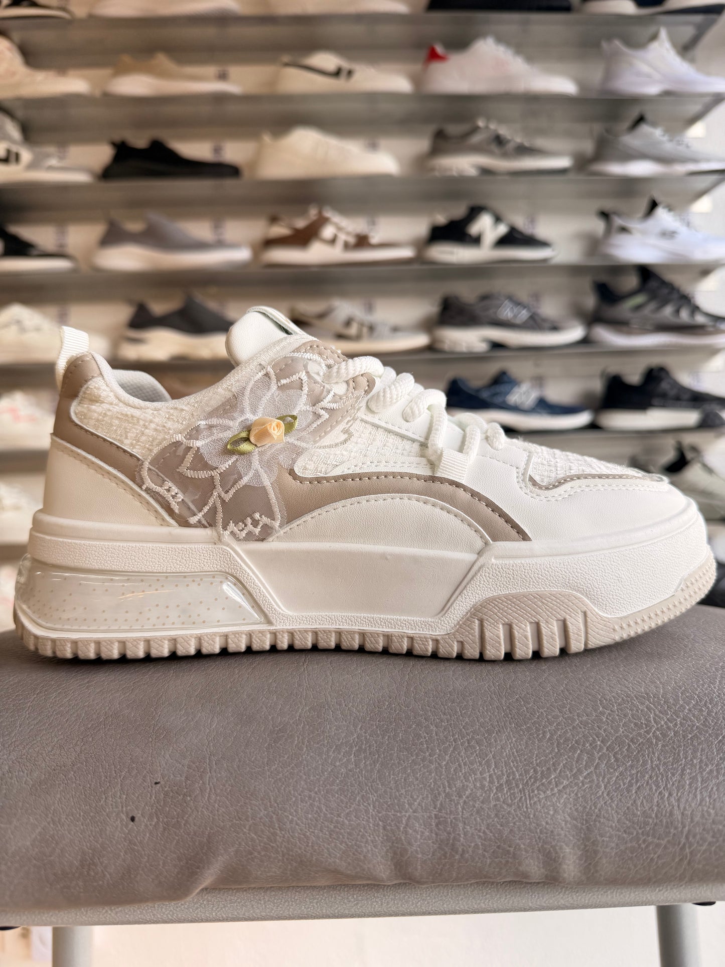 SNEAKER QC BEIGE