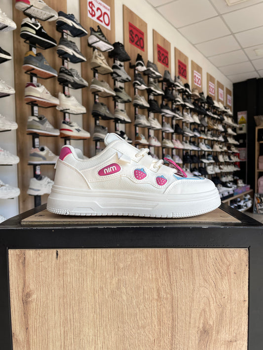 SNEAKER MN BLANCO/FUCSIA