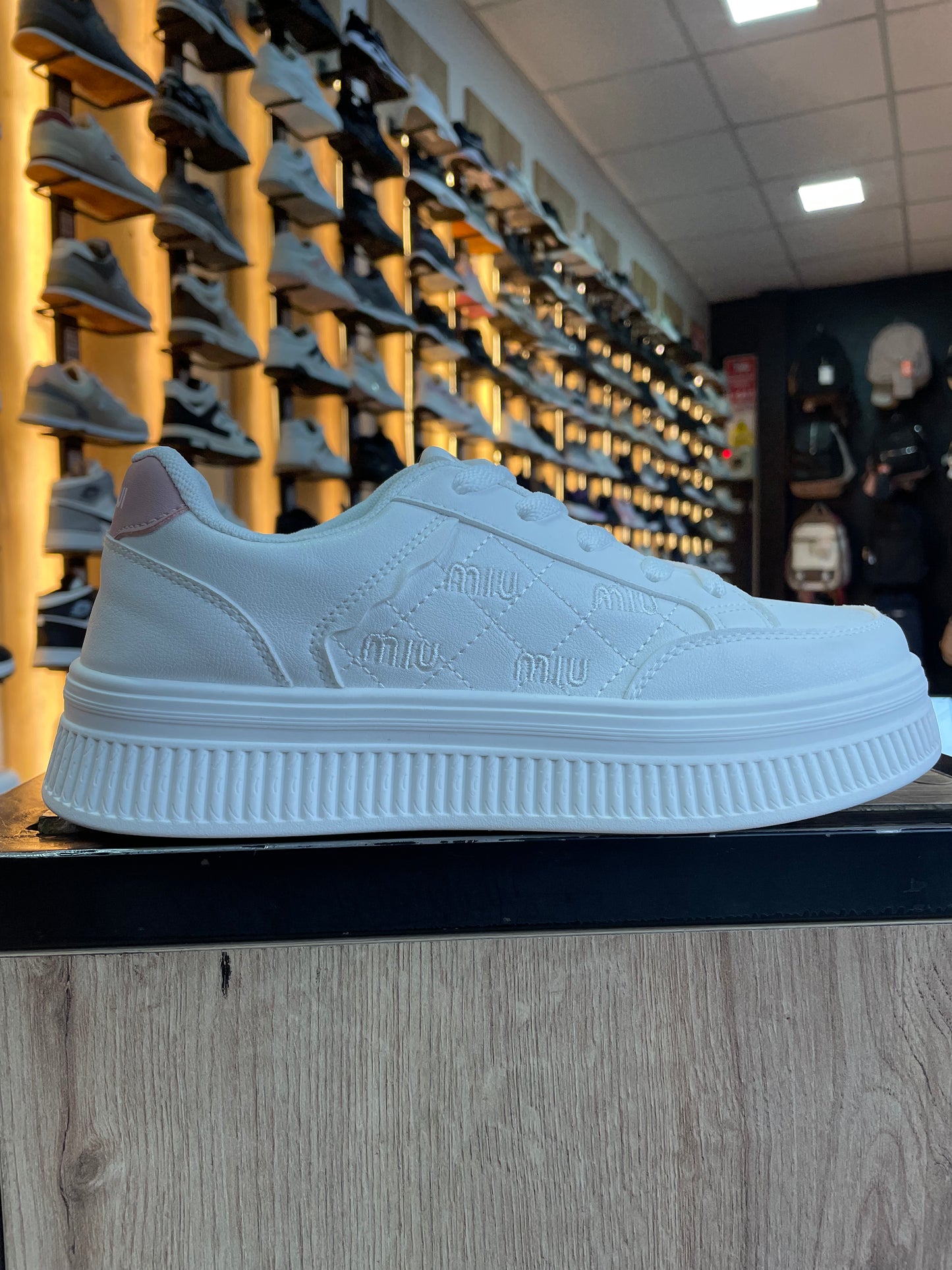SNEAKER MI BLANCO ROSA