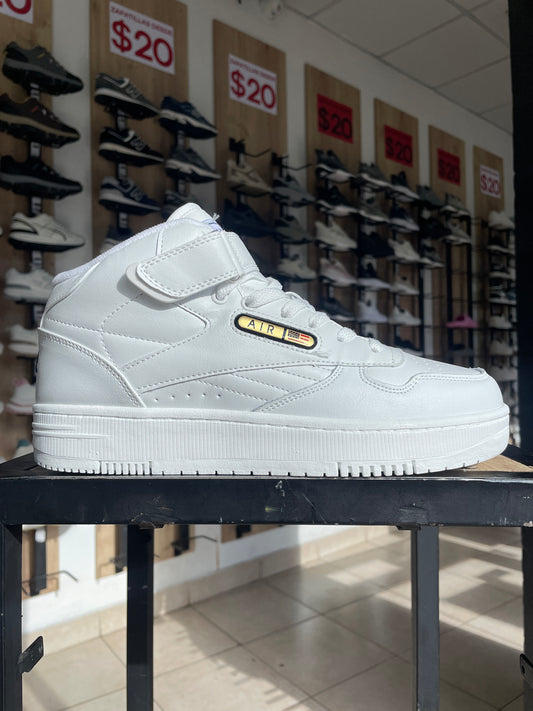 SNEAKER AIR ALTO BLANCO