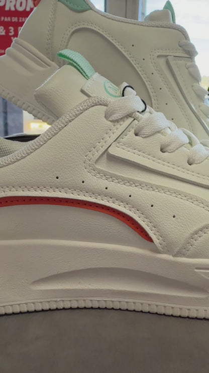 SNEAKER CL BLANCO/TURQUESA