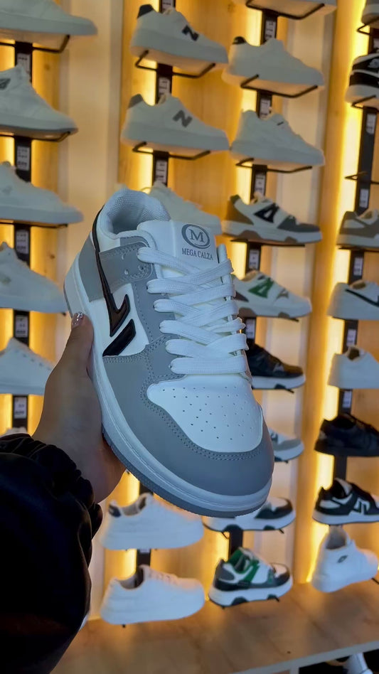 SNEAKER LW GRIS/NEGRO