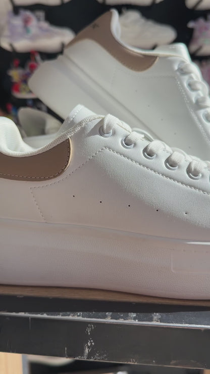 SNEAKER MQ15 BLANCO/BEIGE