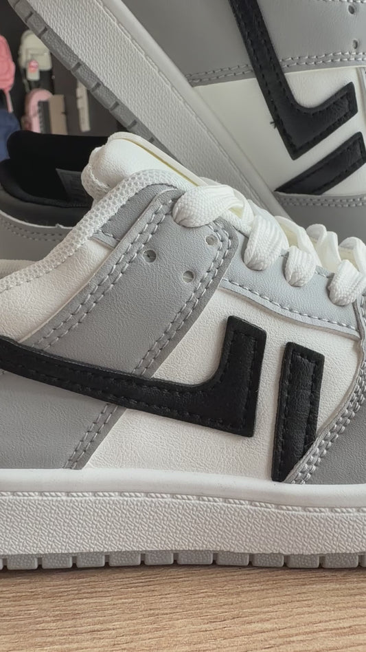 SNEAKER LW GRIS/NEGRO